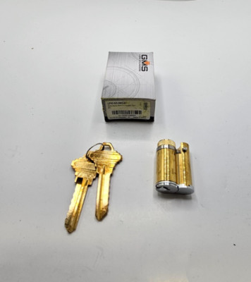 GMS Industries Interchangeable 6-Pin Cylinder Core LFIC-SC-26D-B1 Solid Brass Lo