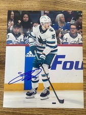 Steven Lorentz Autographed 8x10 Photo San Jose Sharks