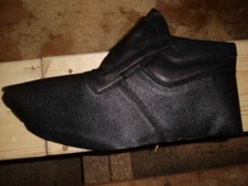 50 paia di aste nere per scarpe da lavoro, pelle, calzolaio, calzolaio taglia 47