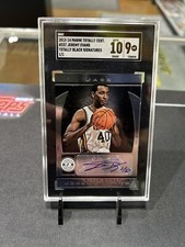2013-14 Panini Totally Certified Jeremy Evans 1/1 Black Signatures Auto #237