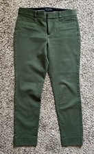 Banana Republic Sloan Curvy Fit Pants In Green Size 2