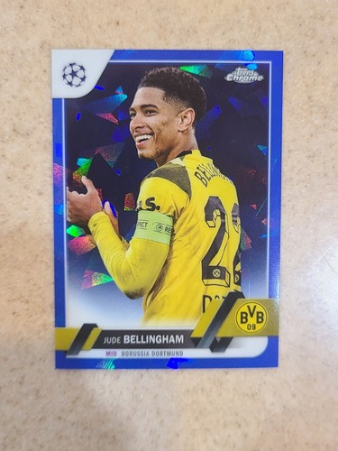 2022-23 Topps Chrome Sapphire UEFA Jude Bellingham IMAGE VARIATION SP #22 RM