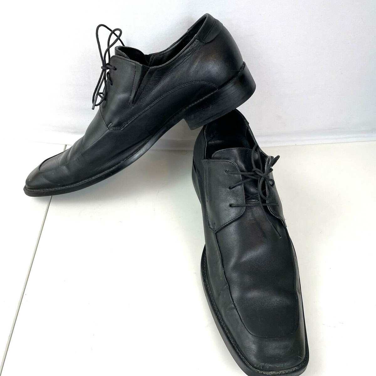 Steve Madden Mens Size 10.5 Black Kabin Oxford Dress Shoes  display picture 2