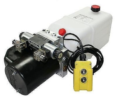 Flowfit 12VDC Doppio Agendo Solenoide Power Pack 1.6KW Acciaio Tank Wireless