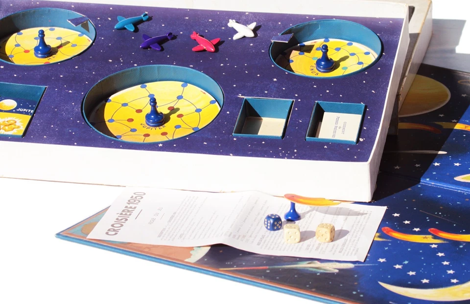 Ancien jeu de société Croisière 1950 Miro Company Paris ( 1947 ) - Photo 4/4