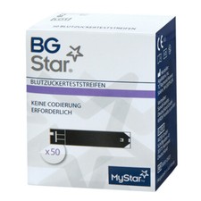 50 Stück - BG Star - Sanofi - Blutzucker-Teststreifen - OVP vom med.Fachhändler