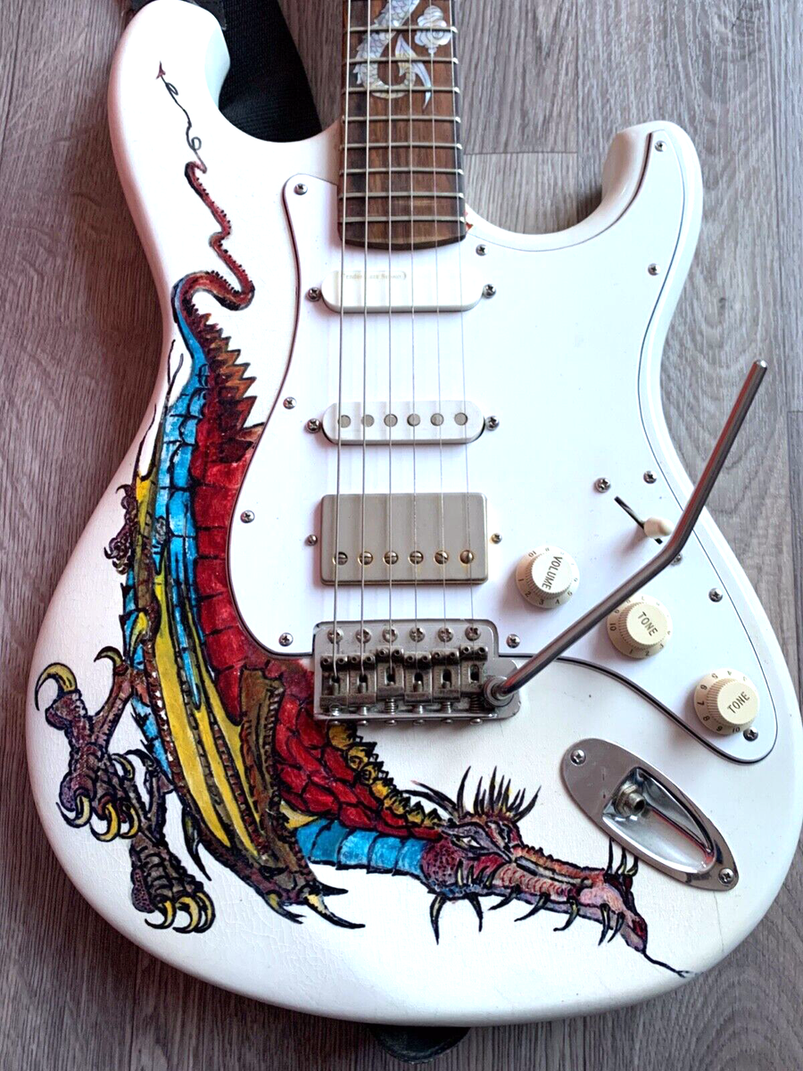 60's 70's body, Vitage, Custom made, Dragon necked, hand painted