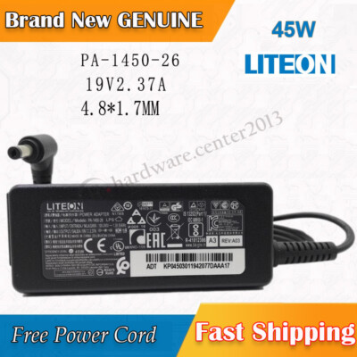PA-1450-26 Brand New Original Liteon 19v2.37a Power AC Adapter Laptop Charger
