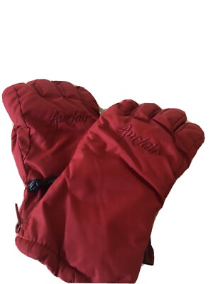 Auclair Red and black gloves Breathable, waterproof, and insulated Size 4-5 M