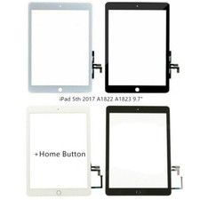 For iPad 5th Gen 2017 Ver. A1822 A1823 Touch Screen Digitizer Replacement