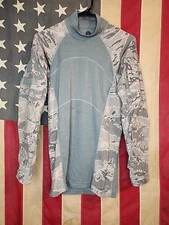 Men XSmall - USAF Wild Things Airman Combat Shirt Tiger Stripe Camo ABU 8154
