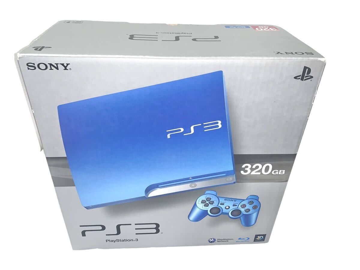 PlayStation 3 PS3 Console 320GB Splash Blue Japan CECH-3000 PlayStation 3 PS3 Console 320GB Splash Blue Japan CECH-3000