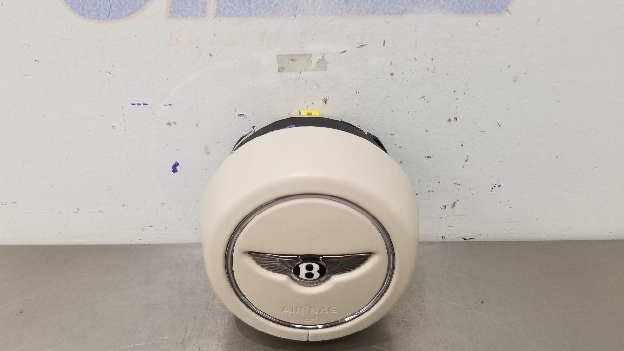 17 BENTLEY BENTAYGA DRIVER LEFT STEERING WHEEL SRS WHITE 36A880201E