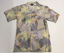 Paul Howard Mens Hawaiian Shirt Floral Multicolor California 1980s Sz Small NWT