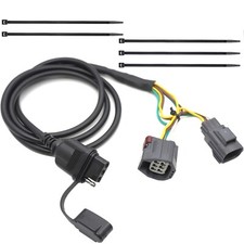Custom 4 Way Flat Trailer Wiring Harness For 2007-2018 Jeep Jk Wrangler 69inch