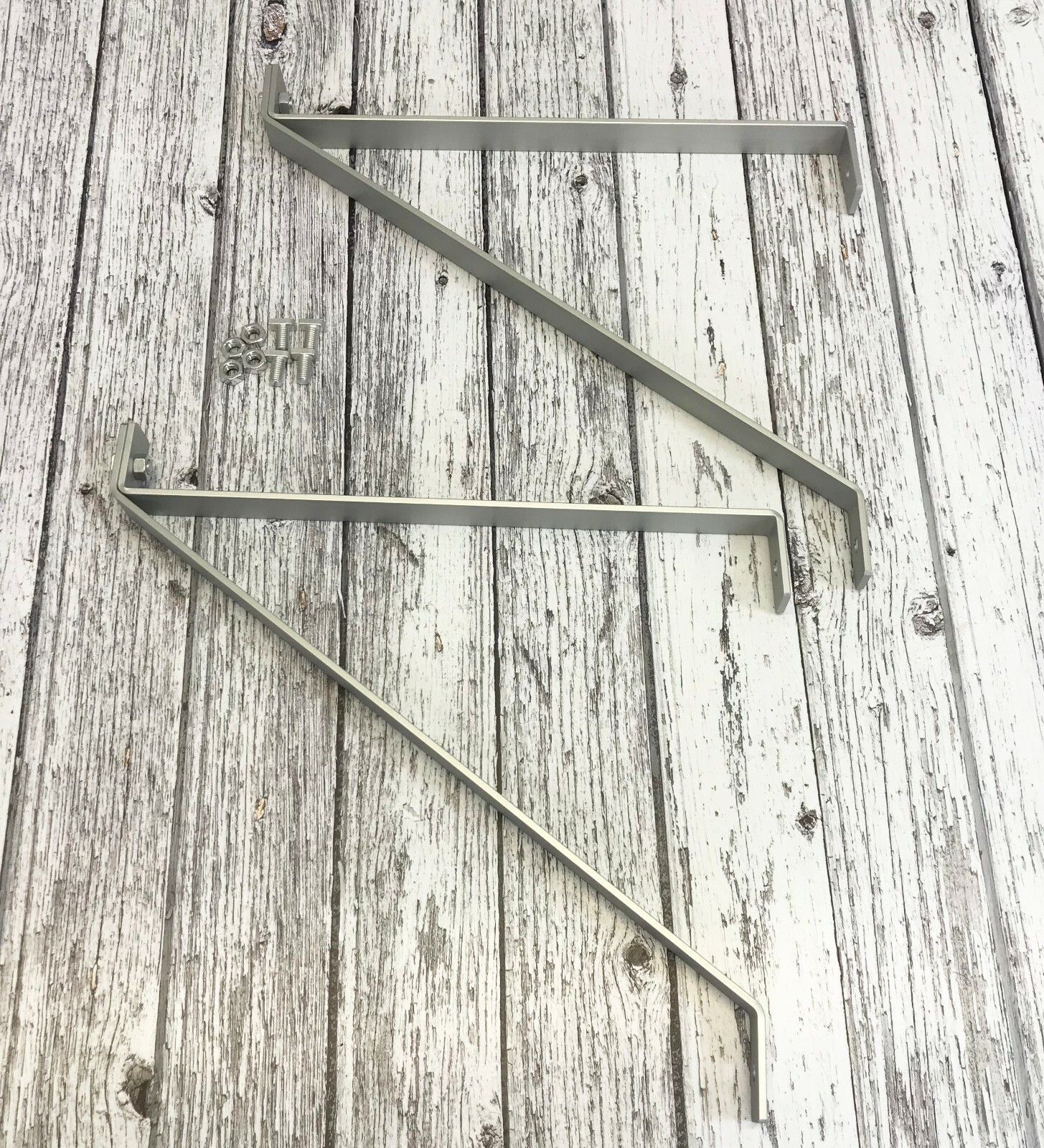Pair of Aluminium Greenhouse Shelving Brackets (27cm) Shelf Supports eBay