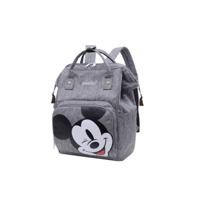 Großer Mickey Mama Baby Windel Windelrucksack Reise (grau)