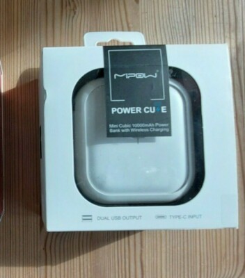 MIPOW Power Cube Power Bank Wireless Charging weiß NEU in Originalverpackung