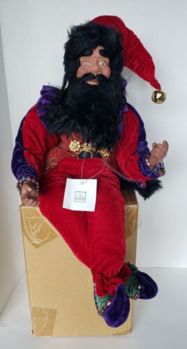 Jester Bombay Company in Red and Purple Attire  - Picture 1 of 11