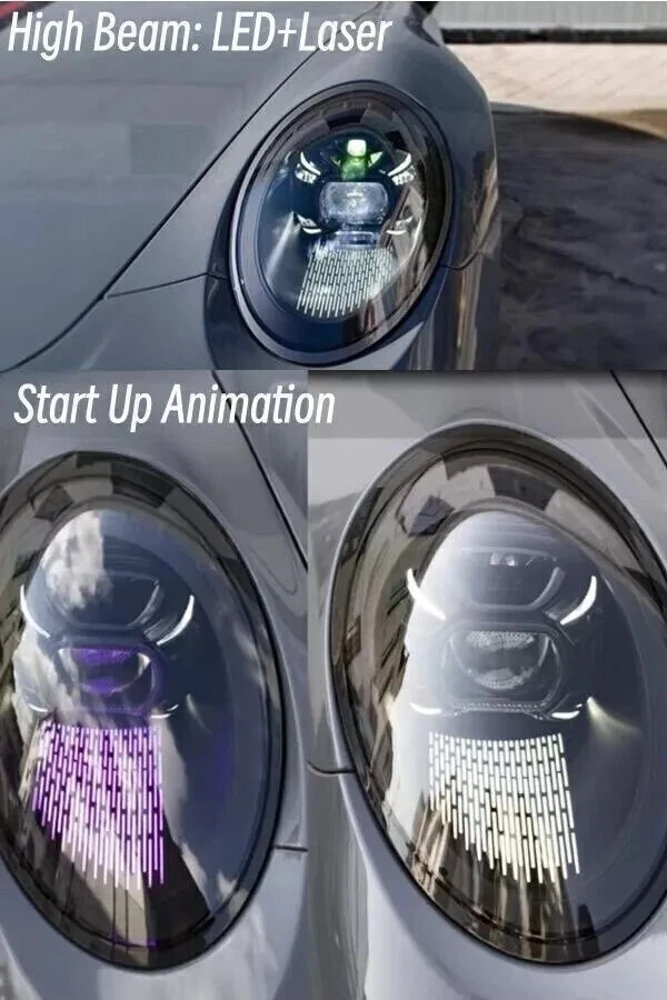 Faros láser Matrix LED PDLS para Porsche 911 991 991.1 991.2 2012-2018 Foto 2 de 4