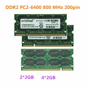 Lot 4gb 8gb gb Ddr2 Pc2 6400s 800mhz 0pin Laptop Sodimm Memory For Curcial Ebay