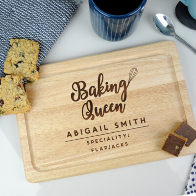 Personalisiertes Backen Königin Servieren Kuchenbrett Kuchenständer Backen Küche Mama Geschenke