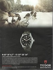 TUDOR Montre HERITAGE RANGER Publicité 2015 1 Page Originale