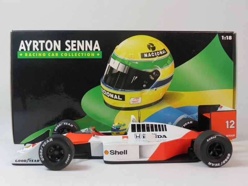 Minichamps Mclaren Honda MP4/4 #12 A. Senna World Champion 1988 1/18 540881812 - Immagine 2 di 4