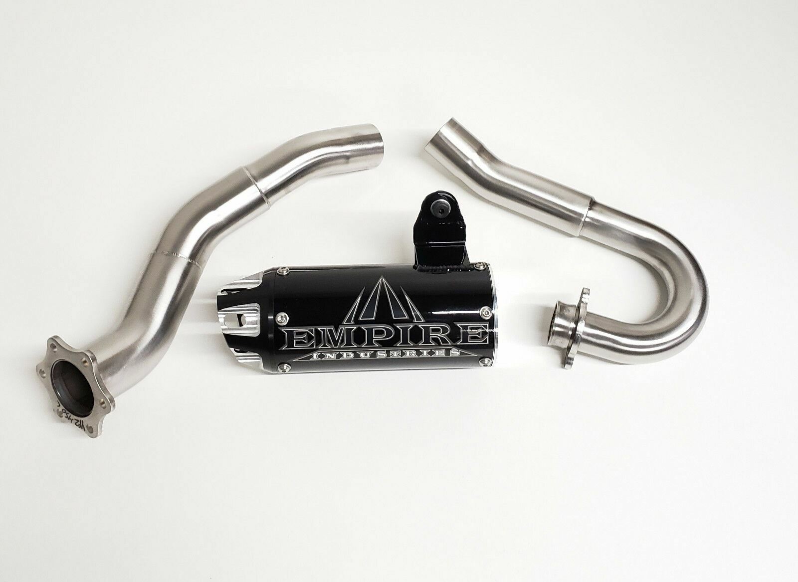 YAMAHA YFZ450 Carb model EMPIRE Full SHORTY Exhaust System! 0412 eBay