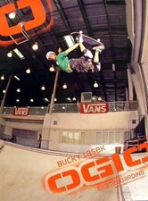 Bucky Lasek 2005 OGIO skateboard promo poster New Old Stock Flawless Condition