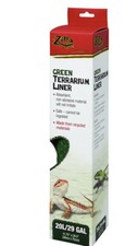 ZILLA TERRARIUM LINER GRN 12x30in 20L/29GAL
