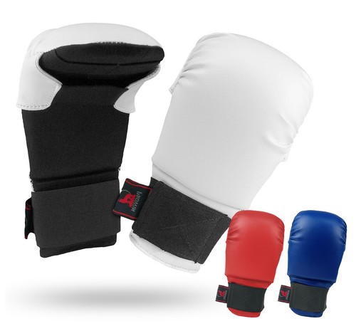 Karate Sparring Gloves Martial Arts Taekwondo Training Tournament Gloves Mitts - Afbeelding 1 van 4