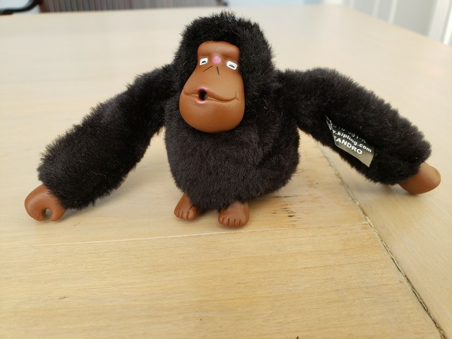 Amazon Com Kipling Sven Monkey Keychain Black One Size Clothing