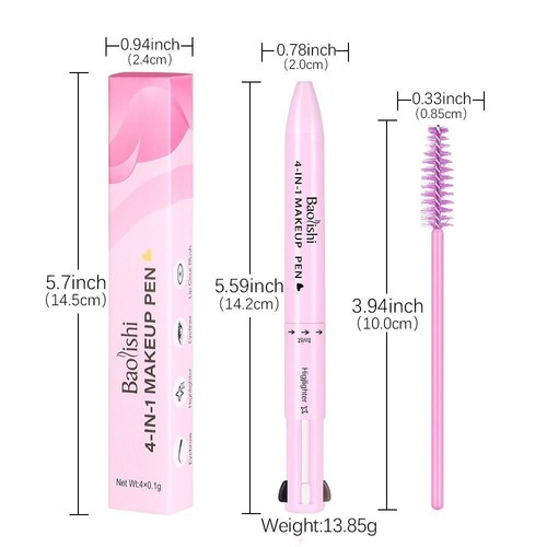 Smooth Compact Travel Eyeliner Multi-function Makeup Set Summer Gift - Picture 2 of 9