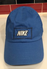 Nike Blue Child  s 100 Cotton Adjustable Baseball Cap/Hat Never Worn EUC