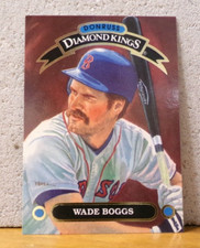 COOL BASEBALL CARD DONRUSS DIAMOND KINGS BOSTON RED SOX WADE BOGGS