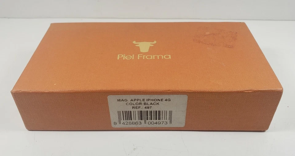 Funda Piel Frama Negra Apple iPhone 4 Magnum 497 Foto 2 de 4