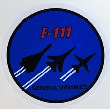 USAF General Dynamic F-111 Aardvark Sticker Waterproof D45