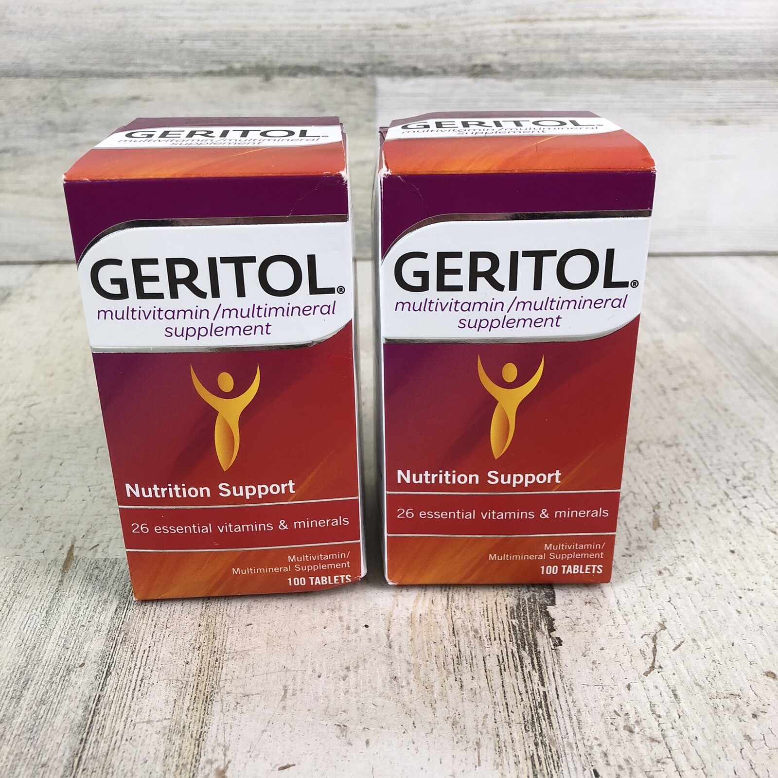 Geritol Vitamins Multivitamin & Mineral Supplement, 100 ct Tablets ( 2