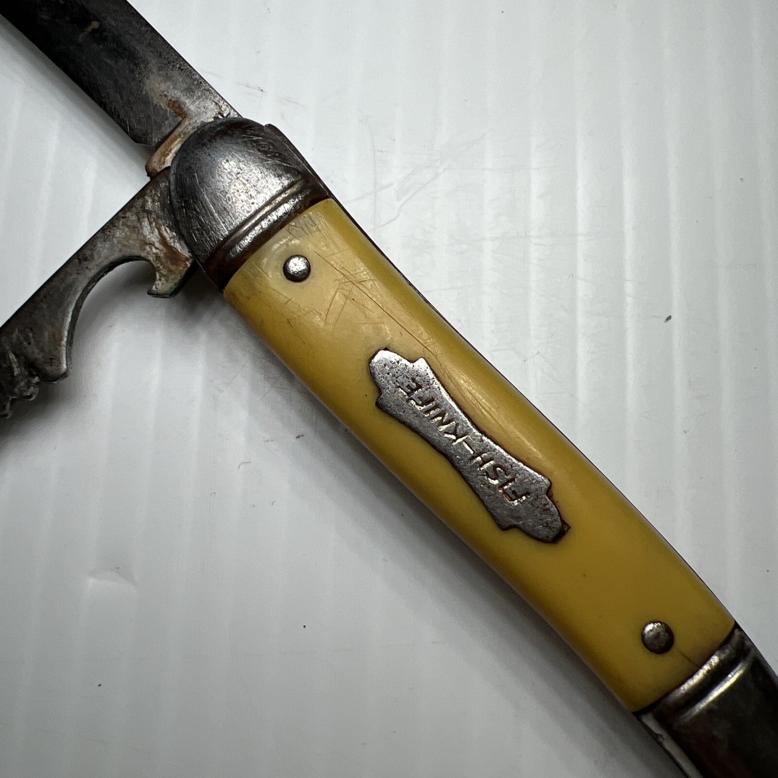 Vintage Colonial Fish Knife Pocket Knife 2 Blade eBay