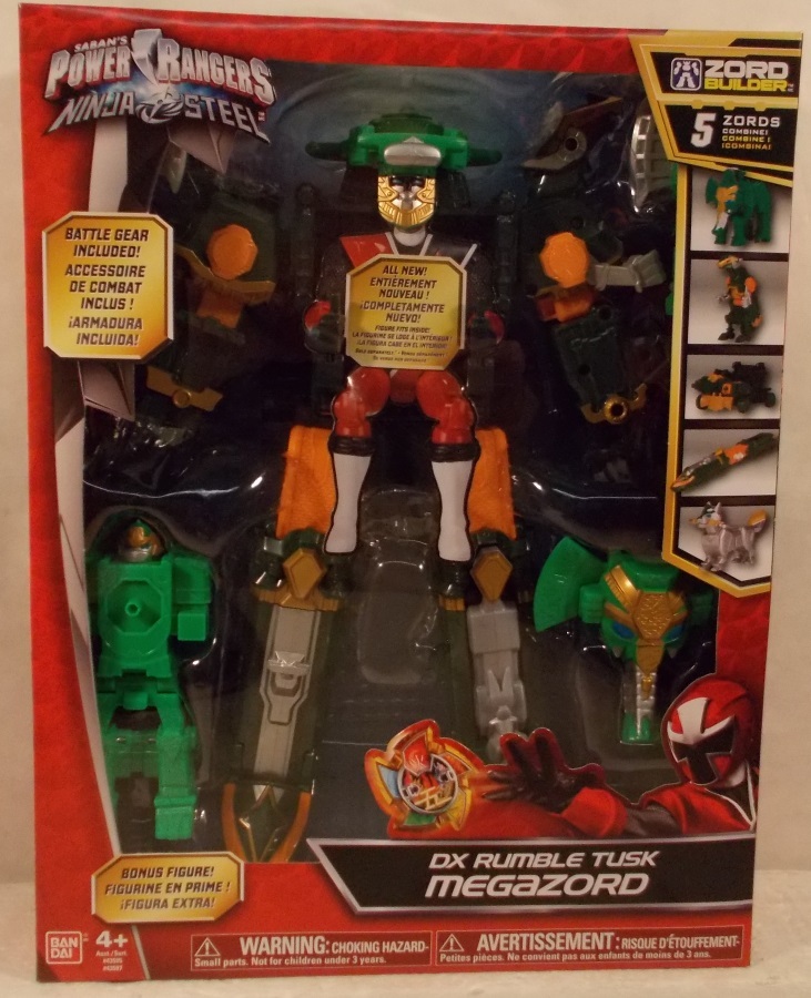 Power Rangers Ninja Steel Rumble Tusk Megazord Bandai 2017 for