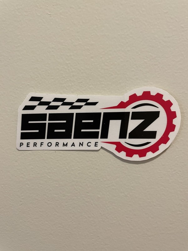 SAENZ PERFORMANCE racing sticker/decal