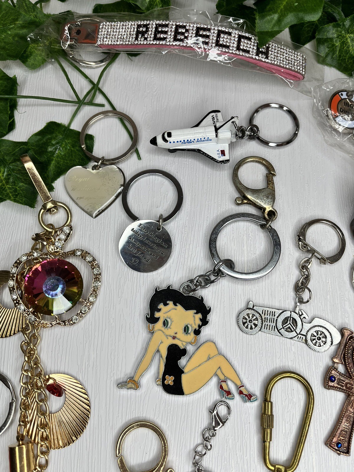 Job Lot Bundle Modern & Vintage Novelty Souvenir Key Rings Key Chains