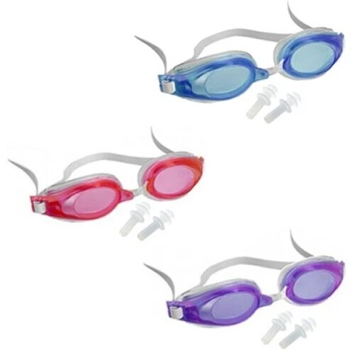 PMS INTERNATIONAL Schwimmbrille Und Ohrstöpsel - Pool / Strand - Junior - Farbe Wählen