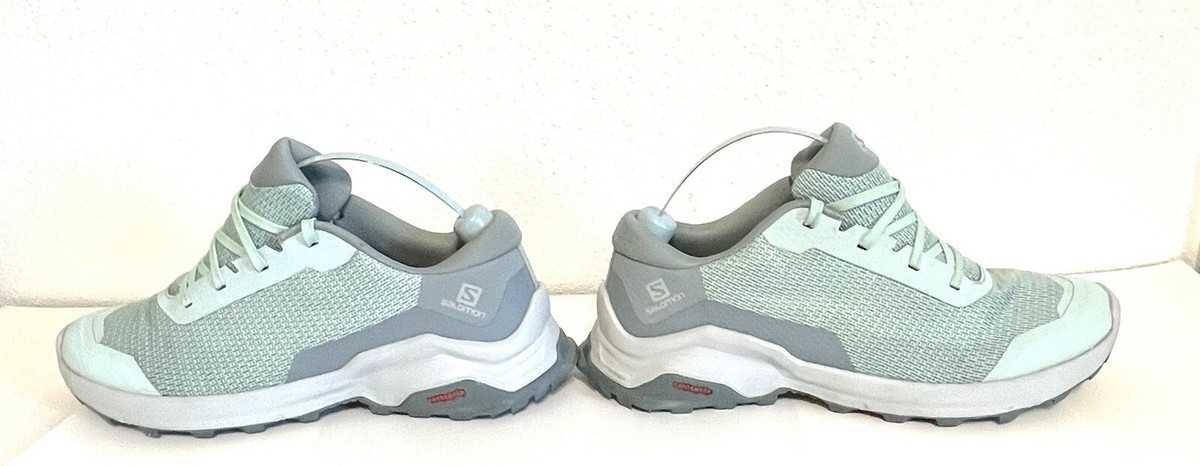 Salomon X Reveal Hiking Trail Running Shoes Teal Gray Size 8.5