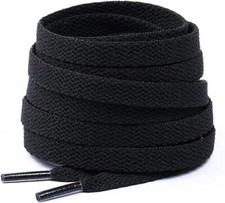 Flat Shoe Laces Boots Trainers Adult Kids Coloured Shoelaces 70, 100, 120, 140cm