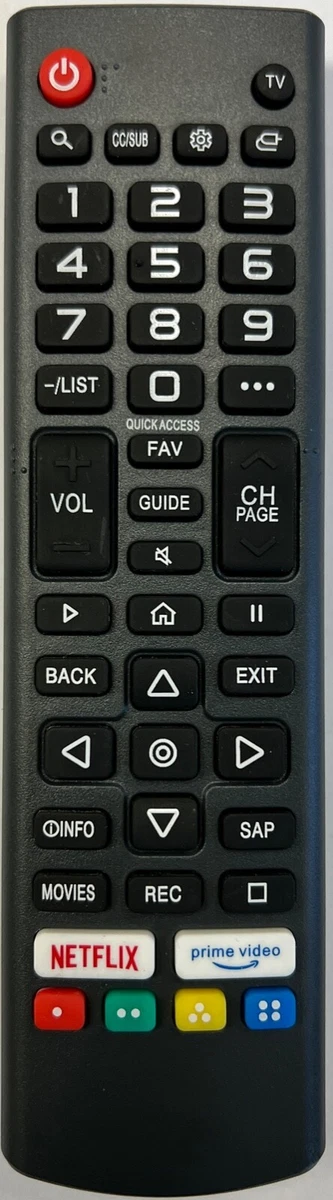 Universal Remote Control for LG Smart TV, All Models LCD LED 3D HDTV Smart  TVs AKB75095307 AKB75375604 AKB74915305