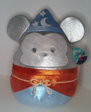 Squishmallow Sorcerer's Apprentice Mickey Disney 100 Walmart Exclusive Silver