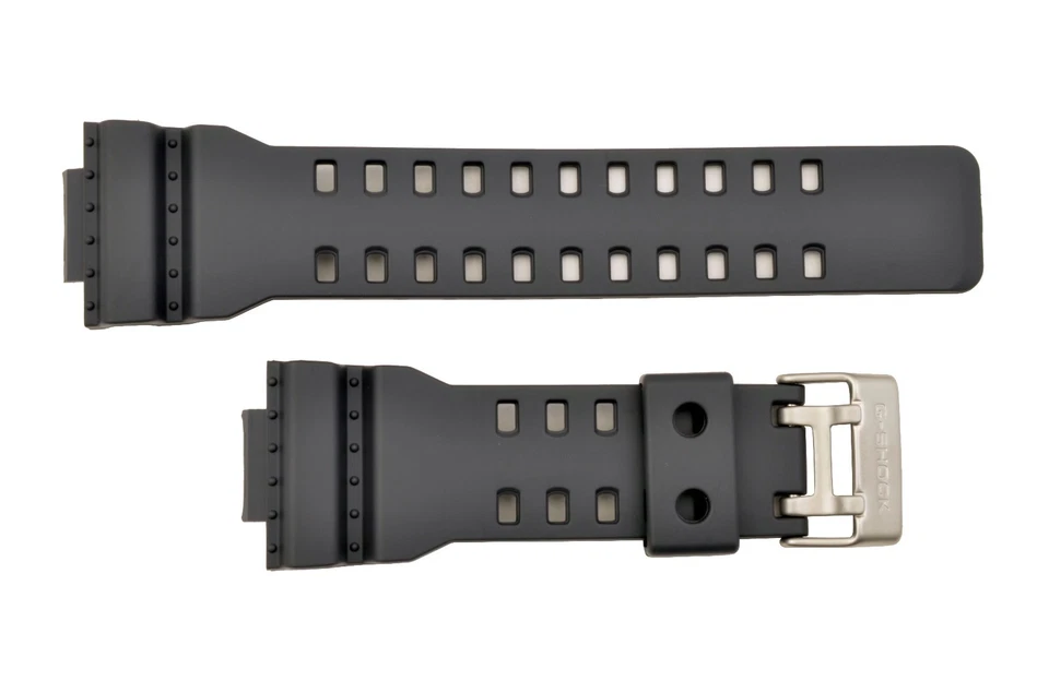 Correa de reloj original CASIO GA-100C-8A GA110TS-1A4 goma gris original Foto 2 de 4