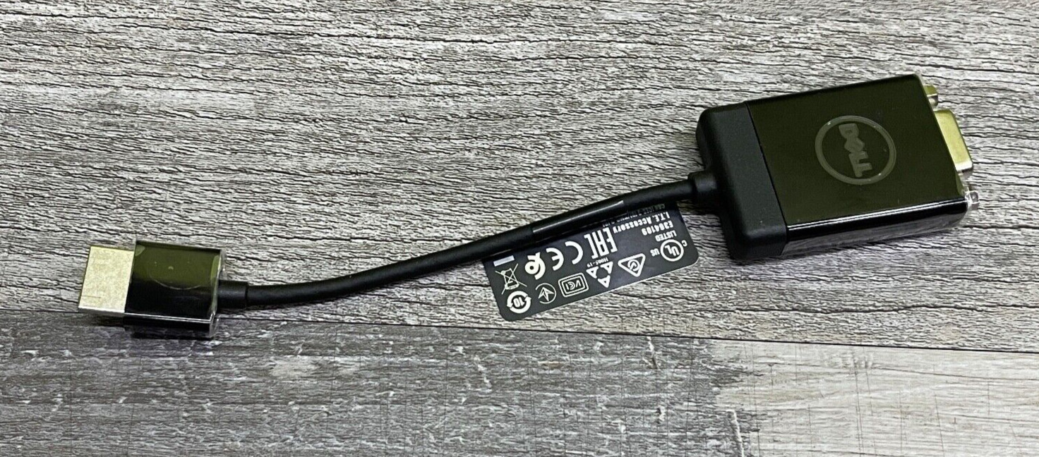 NEW Dell OEM HDMI to VGA Adapter Cable BIA01 HVG6H DAUENECOE4 OHVG6H
